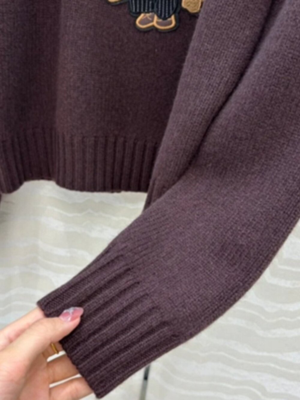 Ralph Lauren Gentleman Bear Brown Crewneck Sweater - Picture 7 of 7